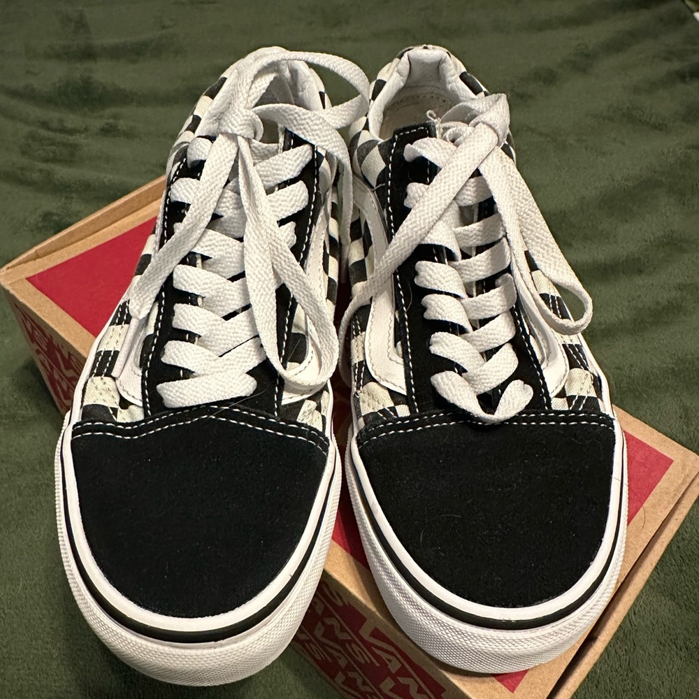 Black Checkered Old Skool VANS